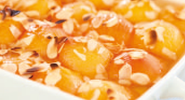 Albaricoques gratinados