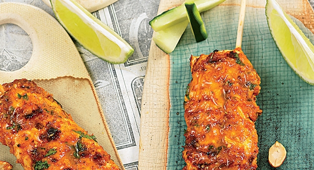 Pollo satay