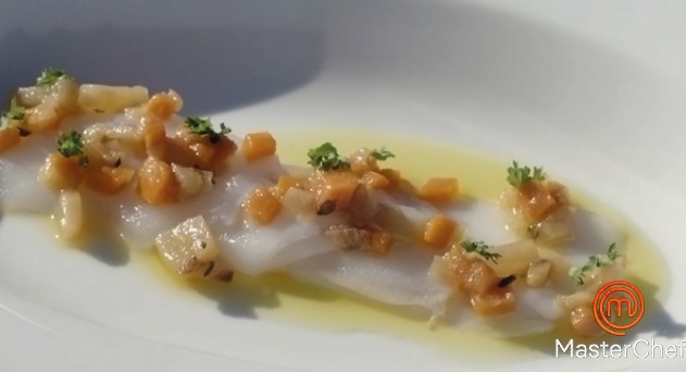 MasterChef 4: Carpaccio de lechola con escabeche