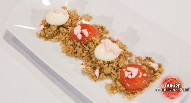 MasterChef Junior 4: Corte de helado de nata y fresa de Paula