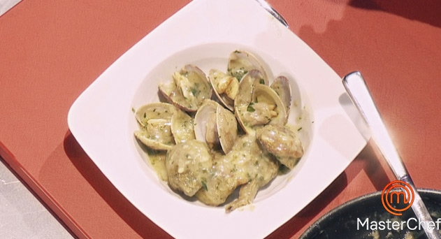 MasterChef 5: Alcahofas con almejas