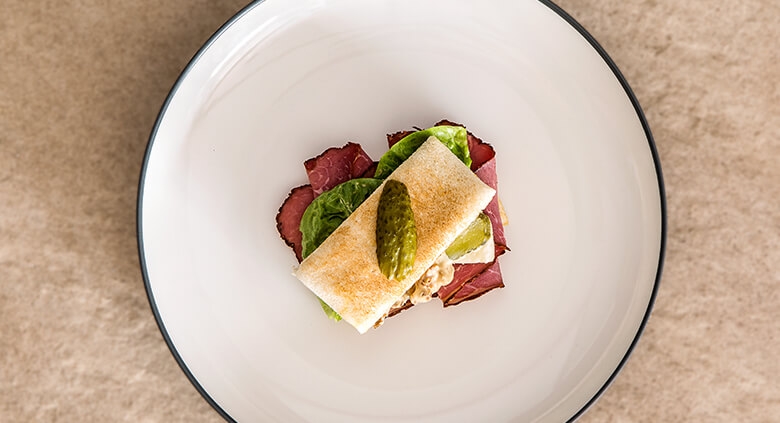 Sándwich de pastrami
