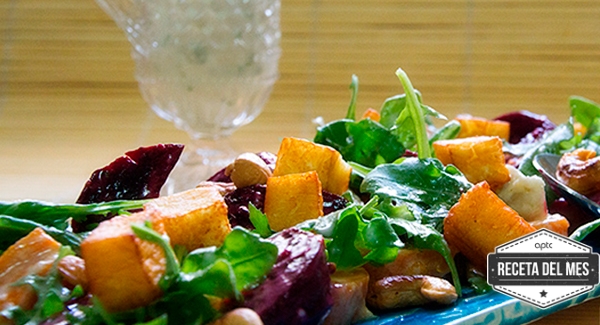Ensalada de queso paneer