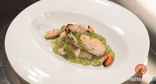Masterchef 7: Raya con salsa de algas