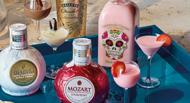 Cremas de licor, con sabor