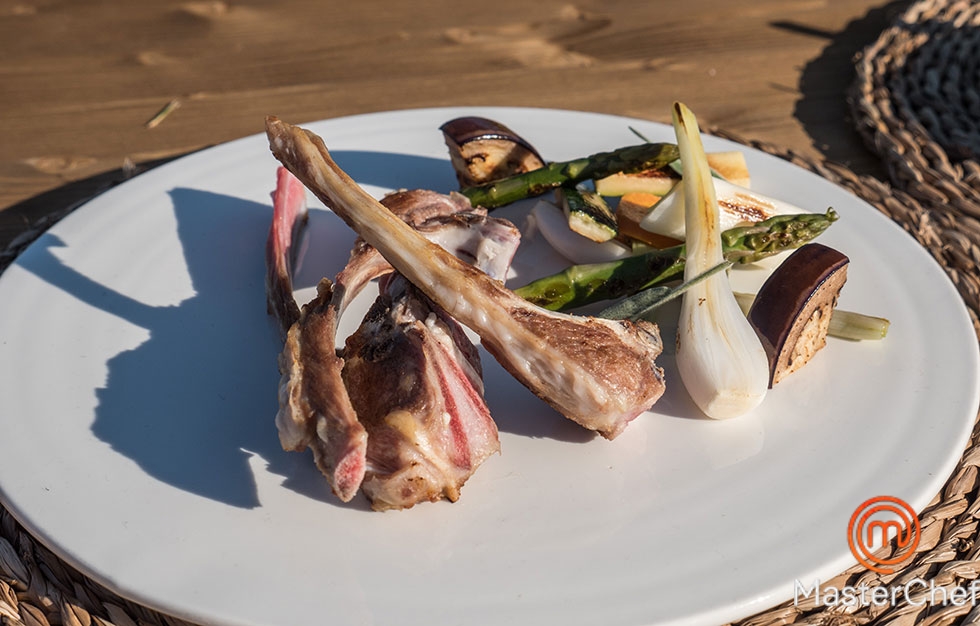 Masterchef 8: Chuletas de cordero lechal con guarnición