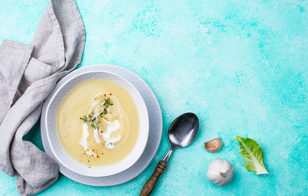 Crema de coliflor