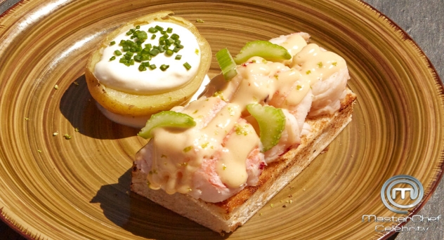 MasterChef Celebrity 5: Lobster roll con patatas asadas con crema agria