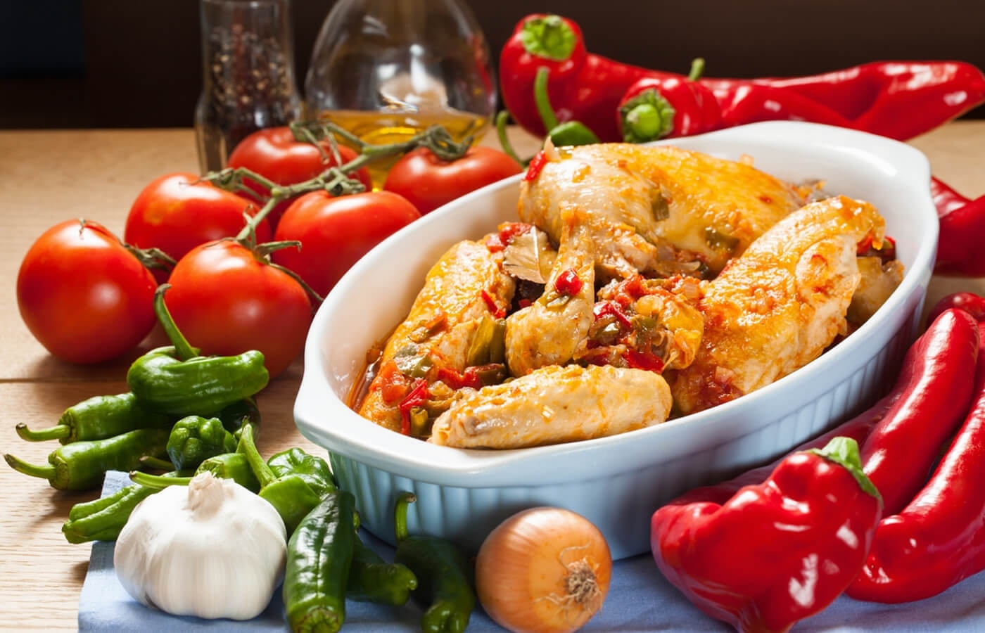 Pollo en salsa
